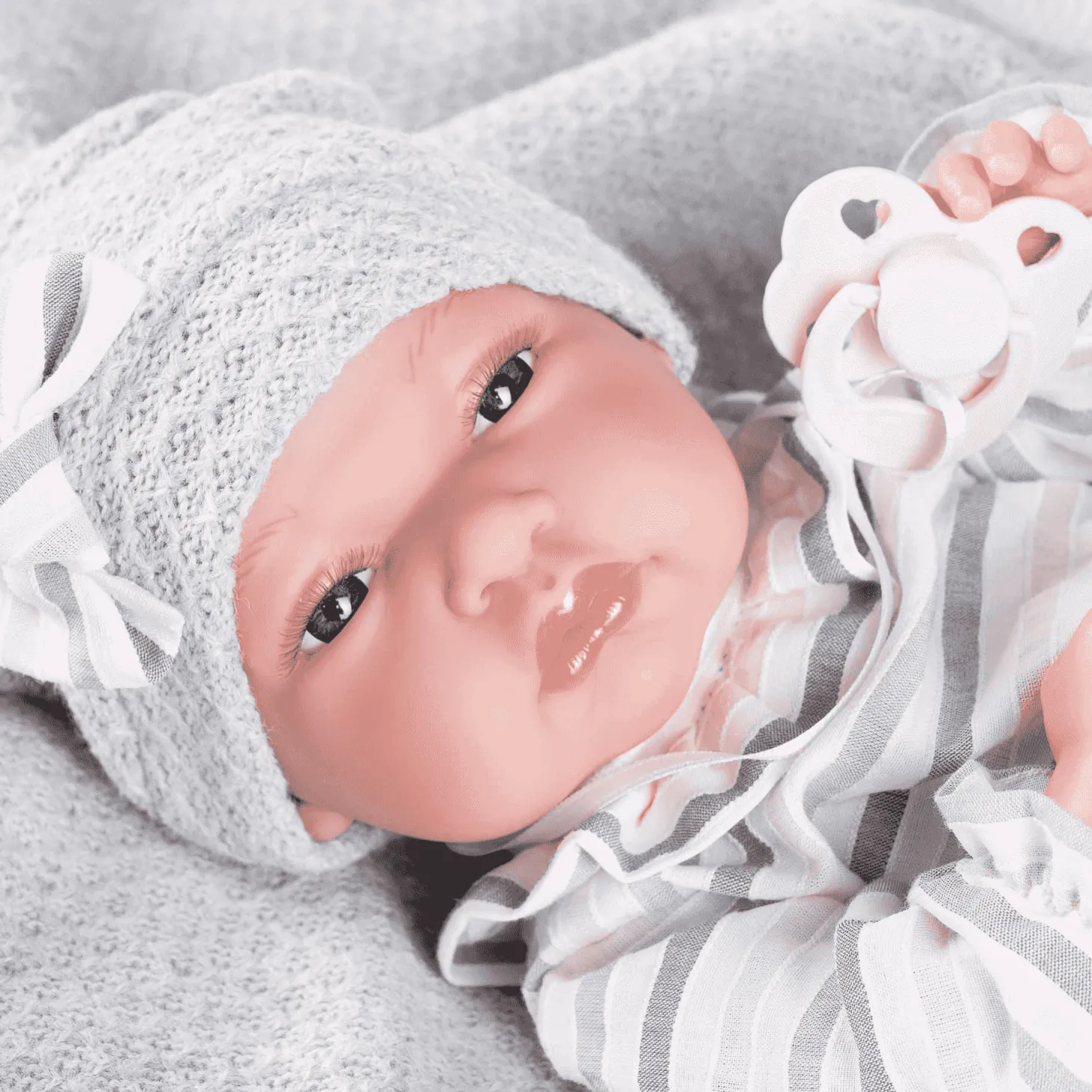 Muñecas Antonio Juan Recién Nacida Baby Toneta con Toquilla