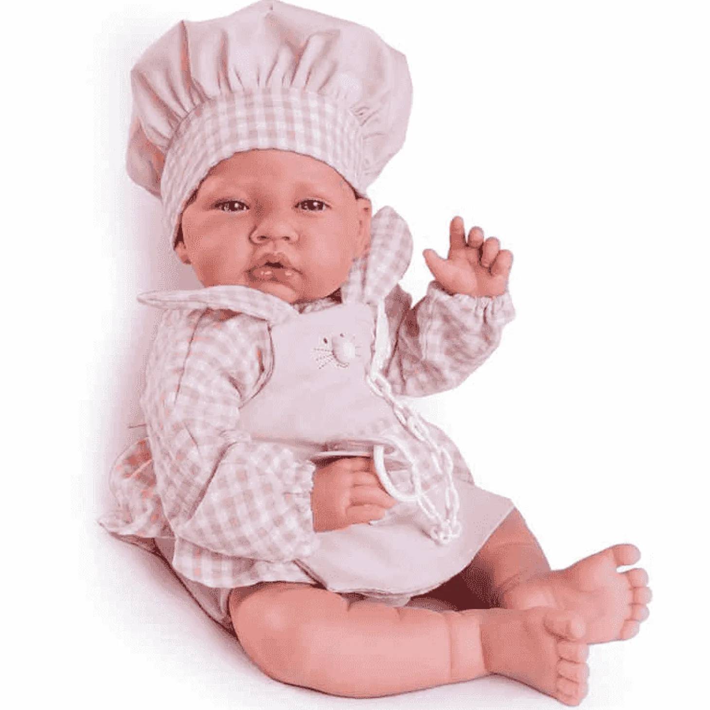 Muñecas Antonio Juan Recién Nacida Cocinera con Delantal 42 cm