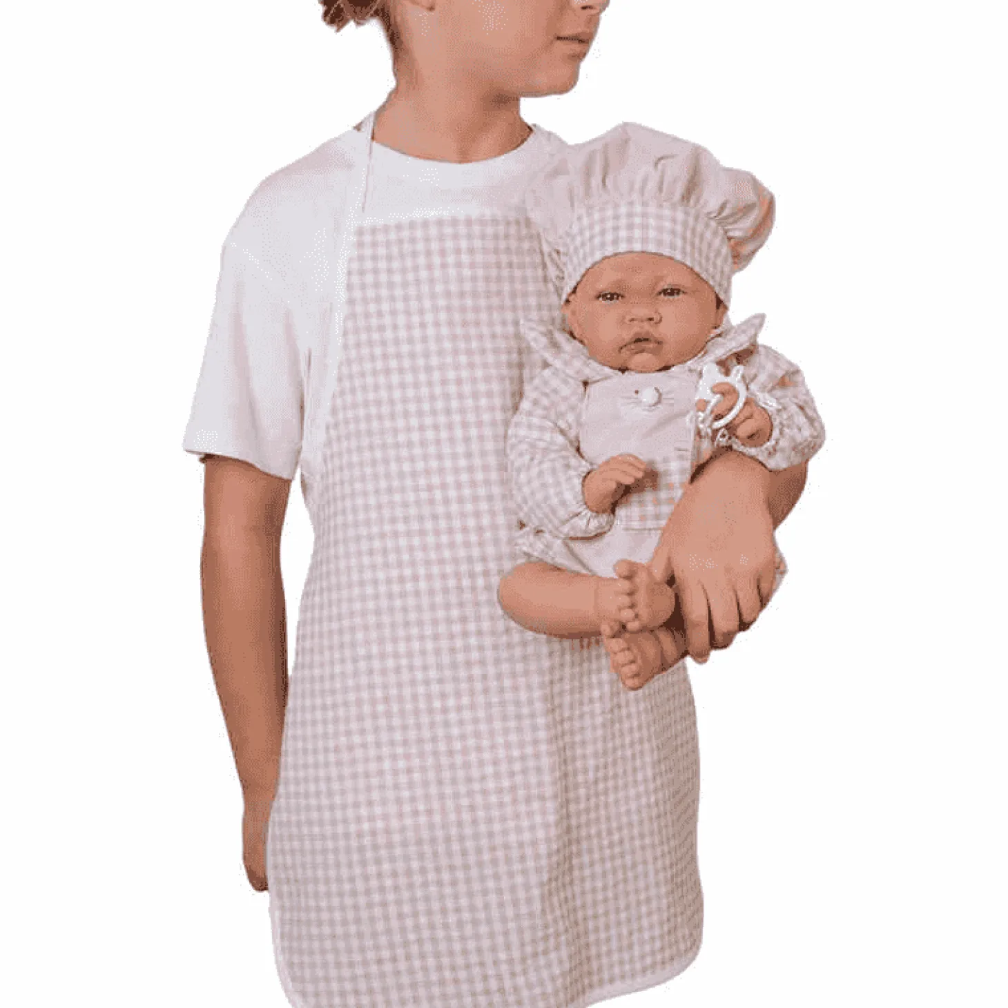 Muñecas Antonio Juan Recién Nacida Cocinera con Delantal 42 cm