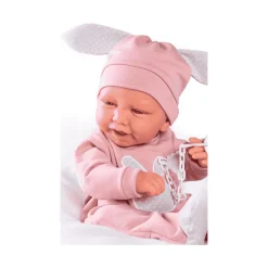 Muñecas Antonio Juan Recién Nacida Carla Conejita con Cojín