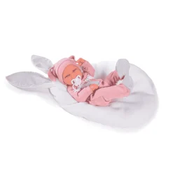 Muñecas Antonio Juan Recién Nacida Carla Conejita con Cojín