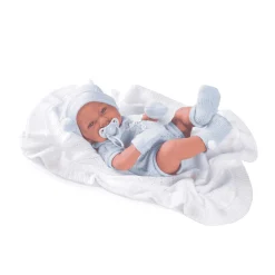 Muñecas Antonio Juan Recién Nacido con toquilla de punto