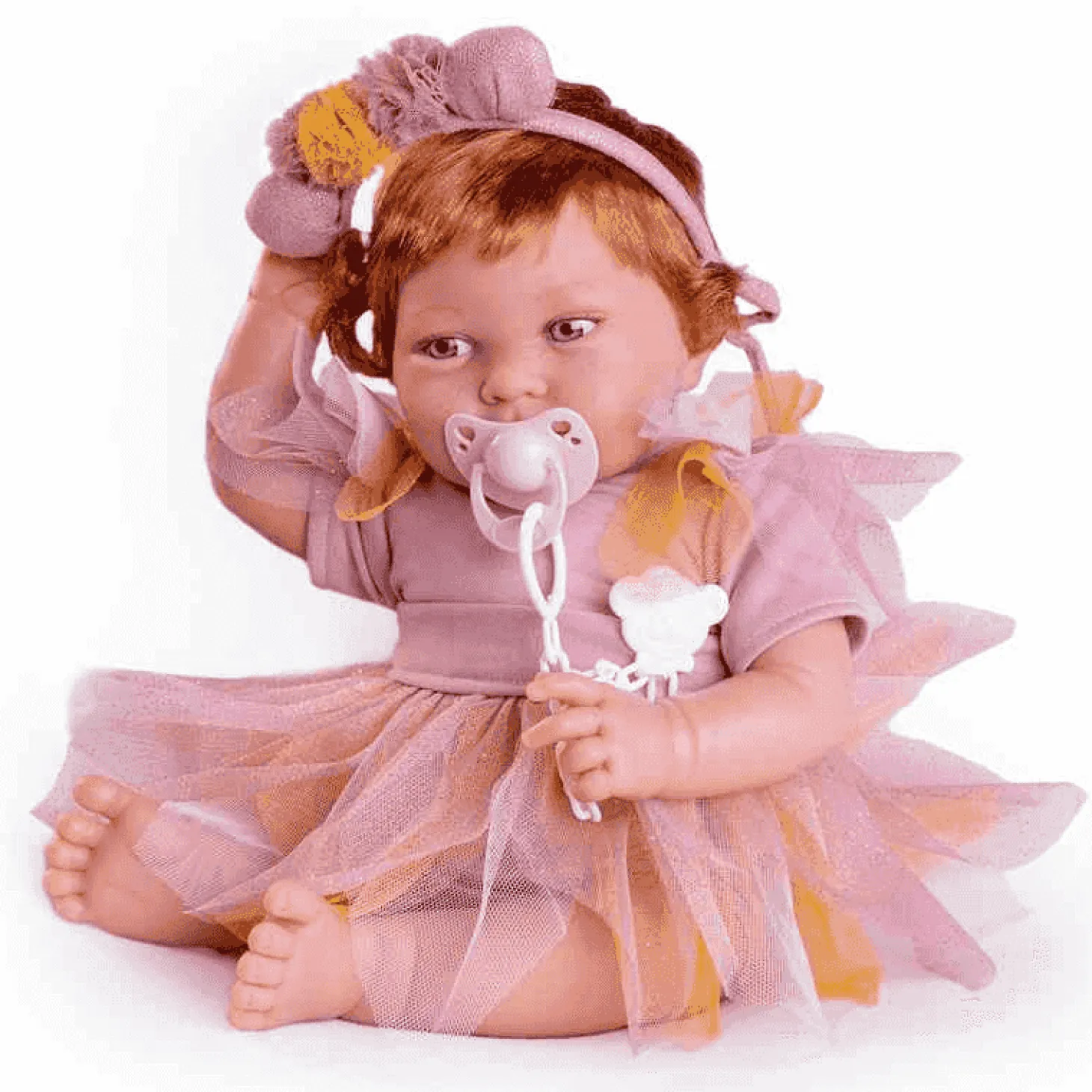 Muñecas Antonio Juan Recién Nacida Pipa Hada con Diadema 42cm