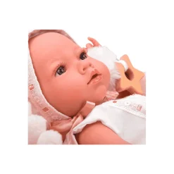 Muñecas Arias Elegance 38cm Aria Rosa Con Capazo