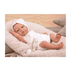 Muñecas Arias Reborn Maitane con Manta Rosa 38 cm
