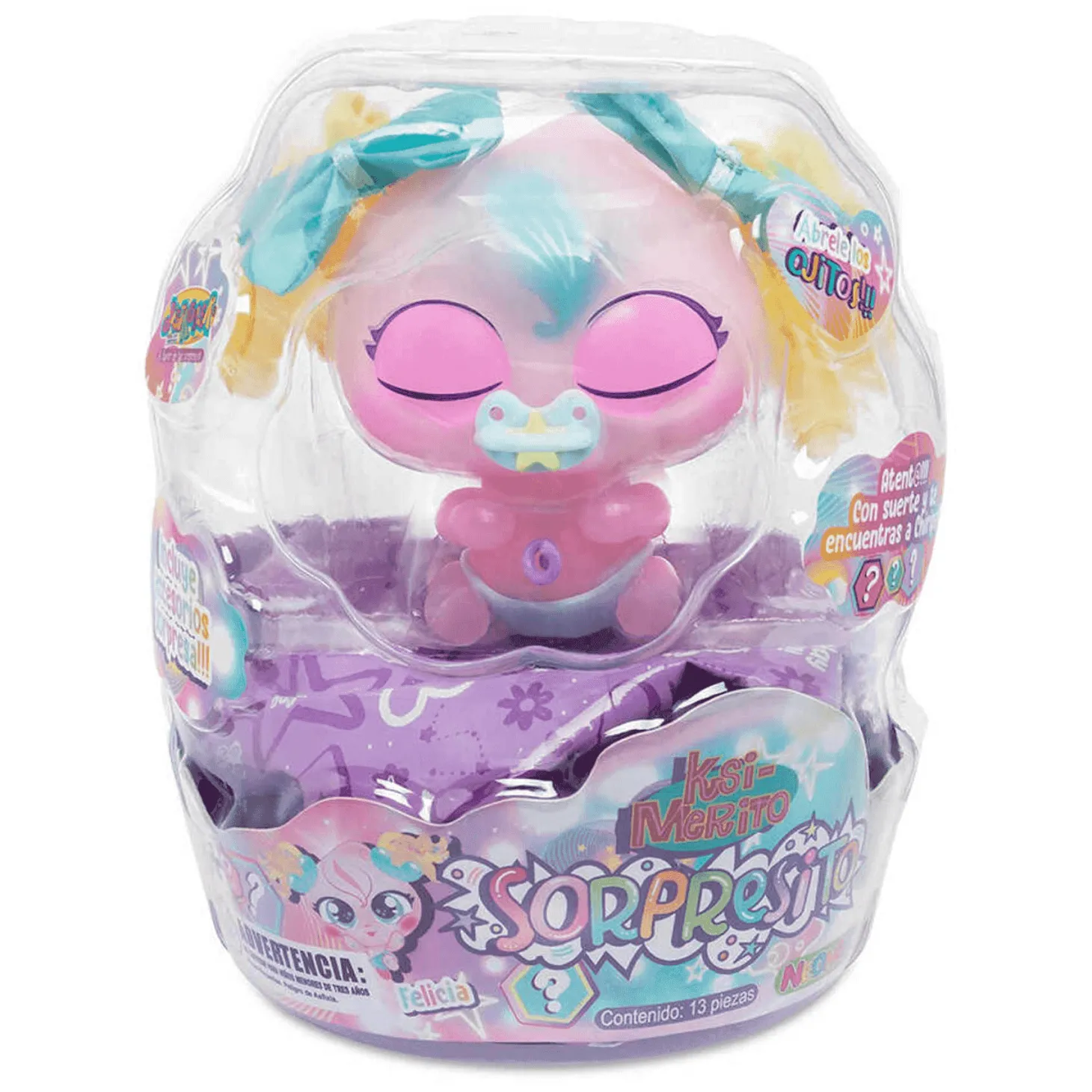 Muñeco Bebé Sorpresito Felicia Rosa