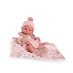 Muñeco Recién Nacido Luca con Mantita Flores - Antonio Juan