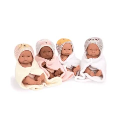 Muñecos Pillines 26 cm con mantita de Arias