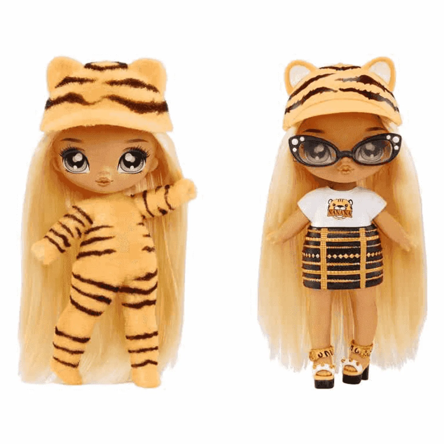 Na! Na! Na! Muñeca Fuzzy Surprise - Tiger Girl (Chica Tigre)