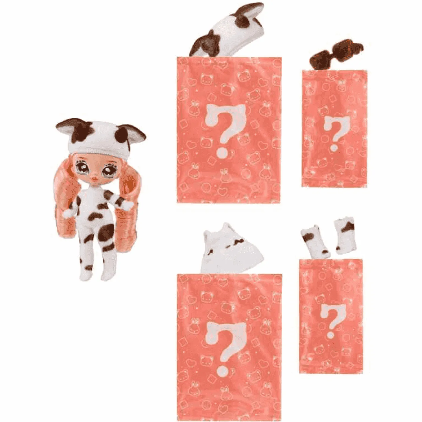 Na! Na! Na! Muñeca Fuzzy Surprise - Cow Girl (Vaquera)