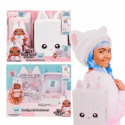 Na! Na! Na! Surprise 3-in-1 Mochila Habitación Unicornio- Whitney Sparkles (Blanca)