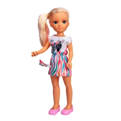 Nancy Un día con Mascarilla de Arcoíris