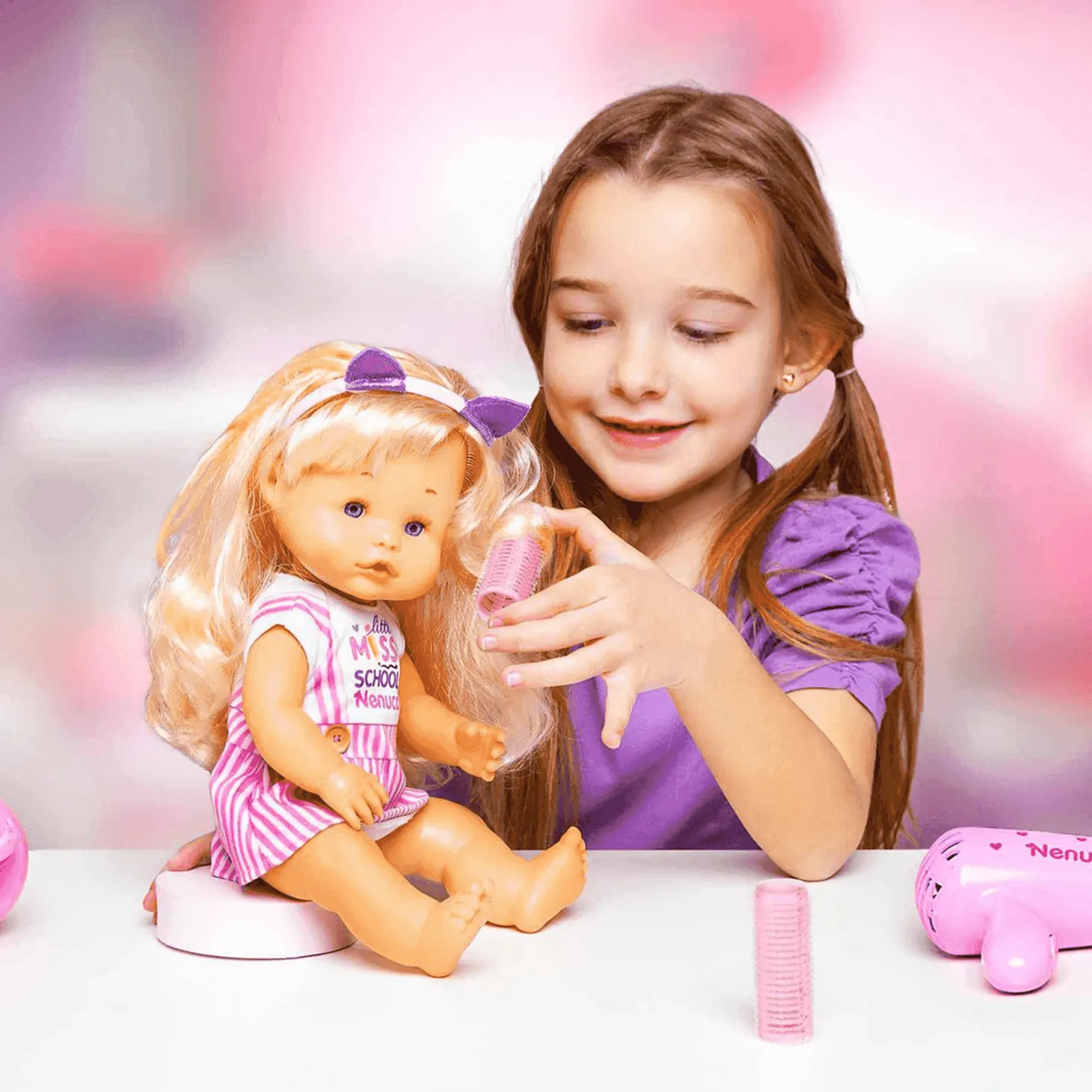 Nenuco Peinaditos para el cole Muñeca Bebé de Juguete
