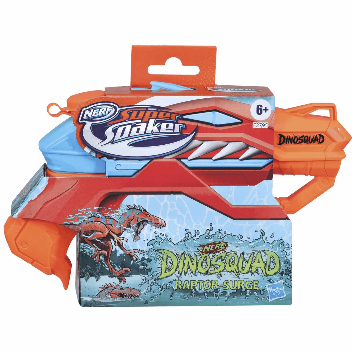 NERF Dinosquad Lanzador de Agua Supersoaker Raptor Surge