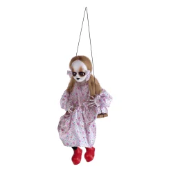 Niña psicopata Con movimiento, luz y sonido para disfraz