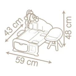 Nursery Electrónica 3 en 1 con Muñeca y Accesorios