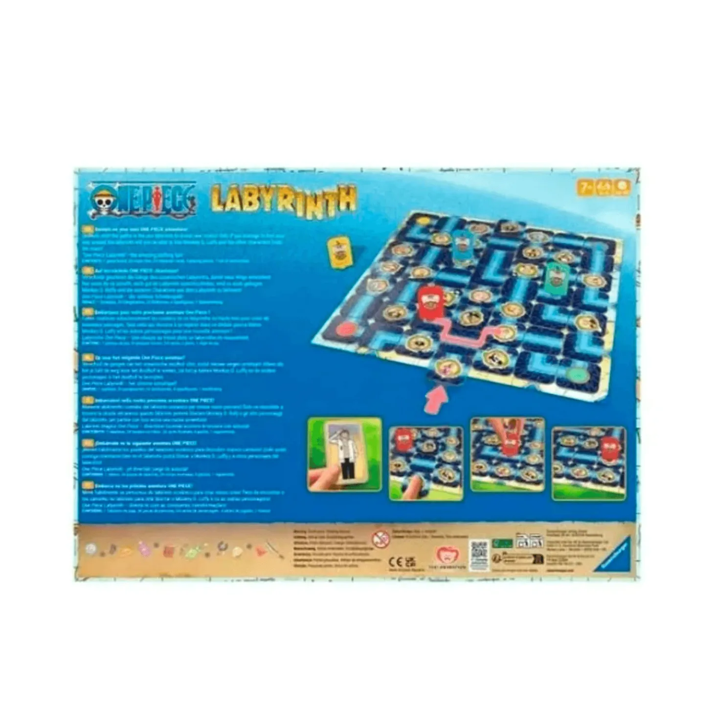 One Piece Laberinto - Juego de mesa para niños