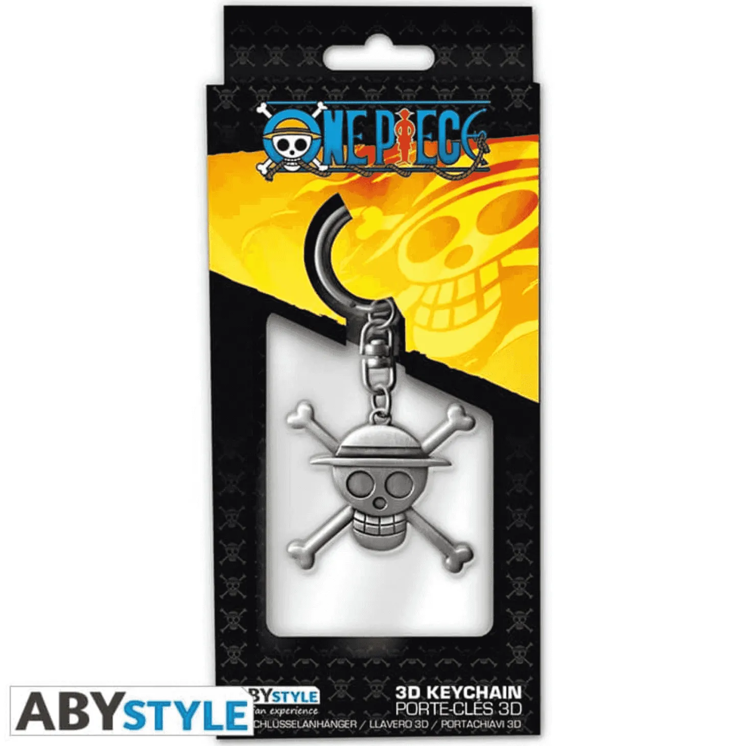 One Piece Llavero 3D Calavera de Luffy