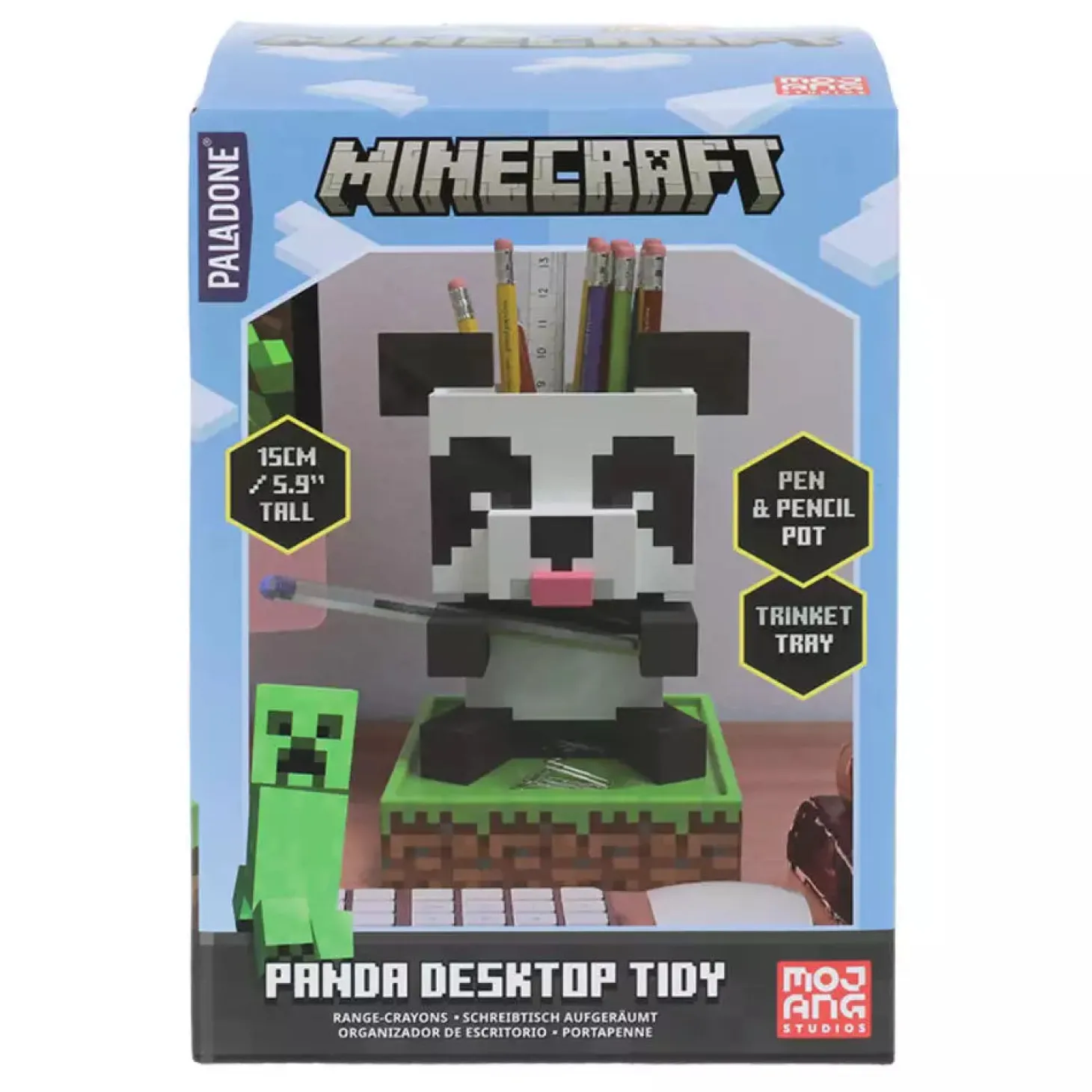 Organizador de escritorio Panda Minecraft 15 cm