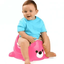 Orinal Bebé Oso Rosa