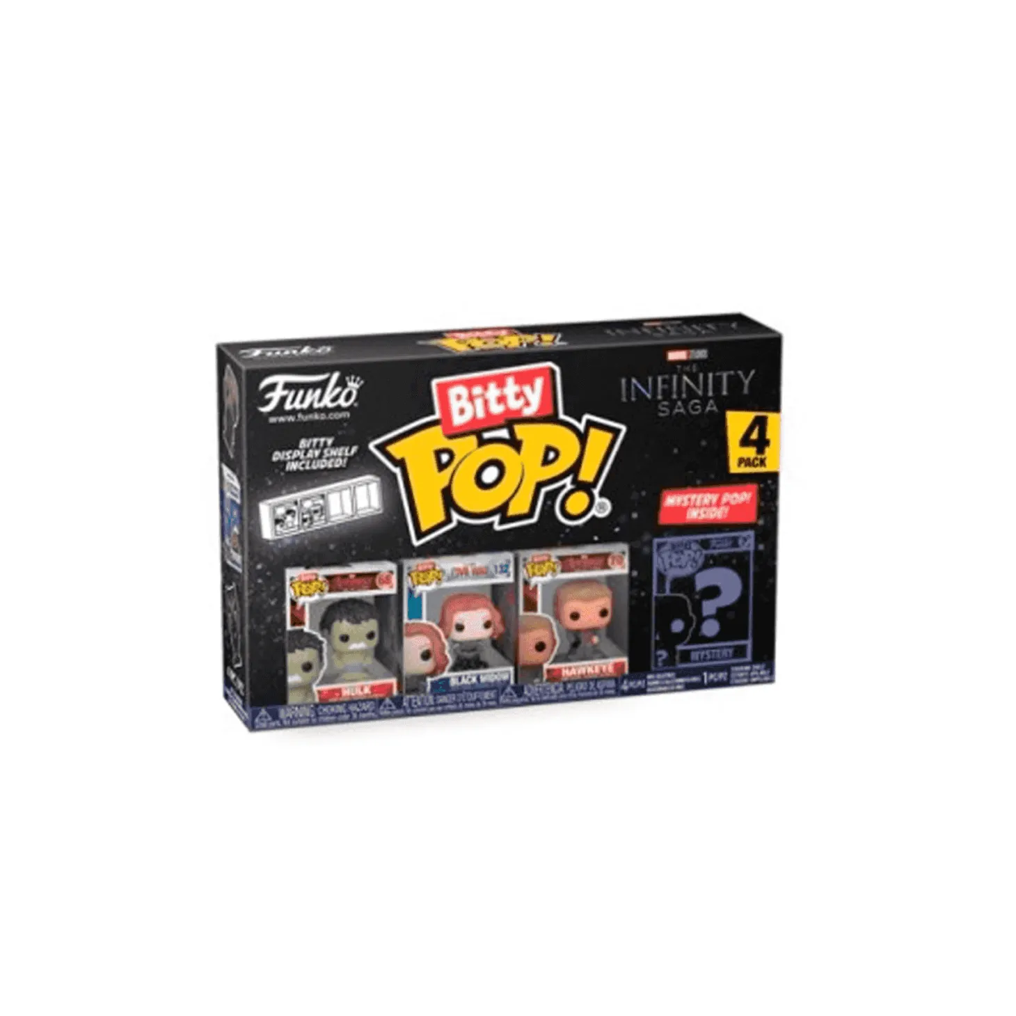 Pack 4 Figuras Funko Bitty POP: The Avengers Classics modelos surtidos
