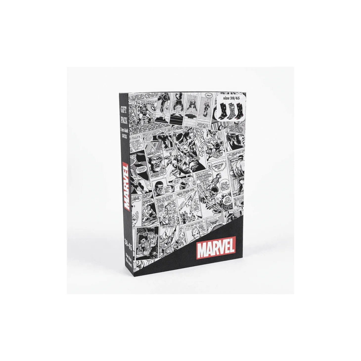 Pack de 3 Calcetines Marvel Tallas 38-45