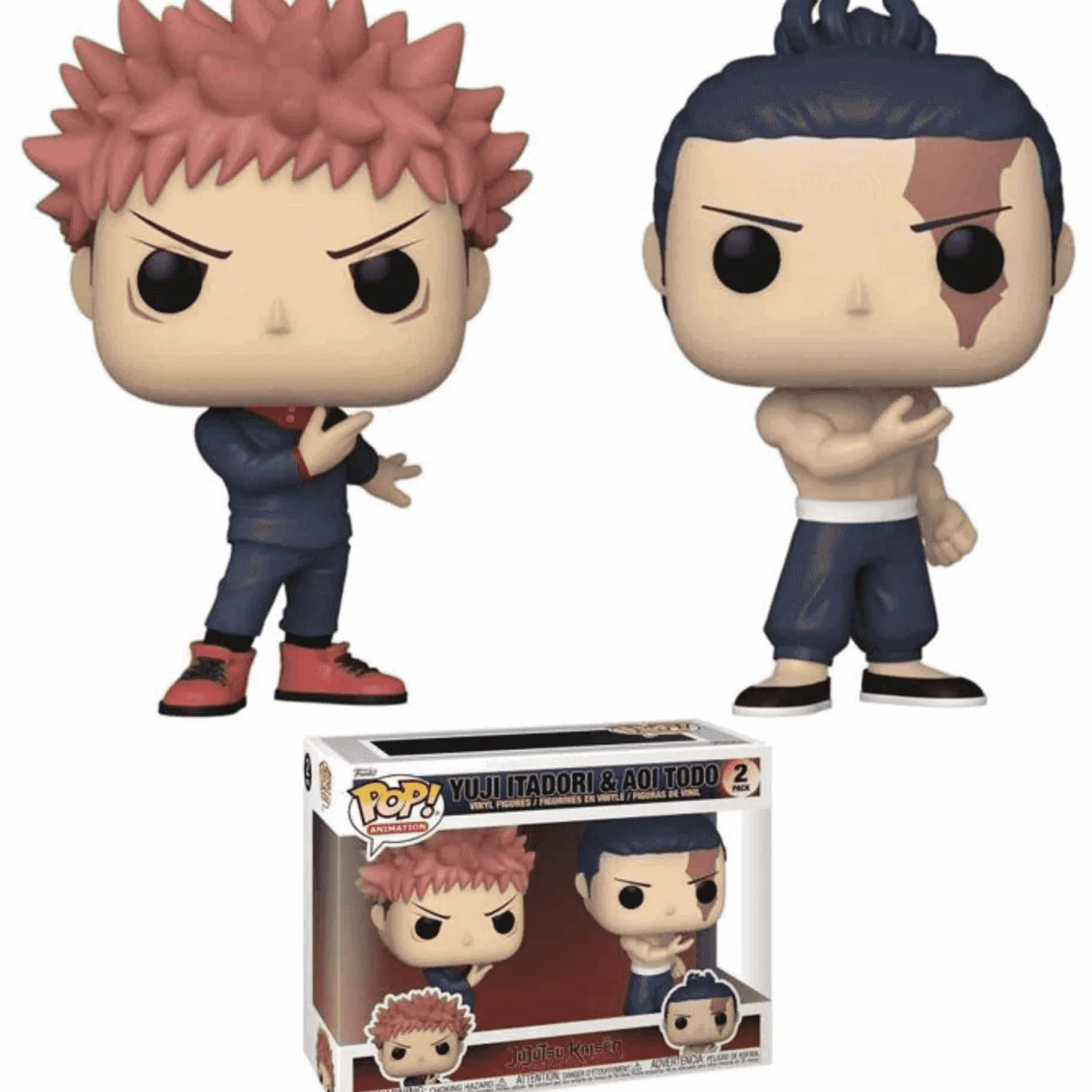 Pack Funko Pop Jjk S2 - Itadori & To 2Pk: Figuras coleccionables del anime Jujutsu Kaisen