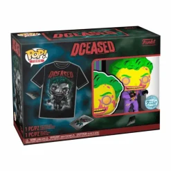 Pack Funko Pop&Tee: Joker DC Comics - Figura y camiseta tamaño L
