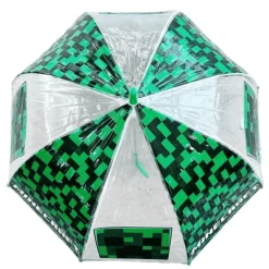 Paraguas Transparente Campana Minecraft 46 cm