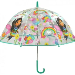 Paraguas Transparente Campana 46 cm – La Casa de Muñecas de Gabby