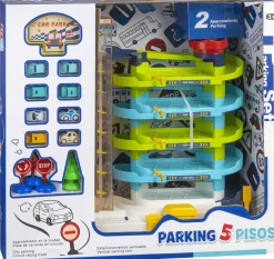 Parking de Juguete de 5 Pisos - Diversión en Altura para Pequeños Conductores
