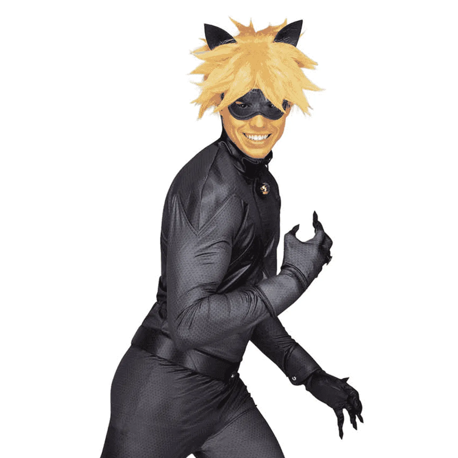 Peluca Cat noir para disfraz