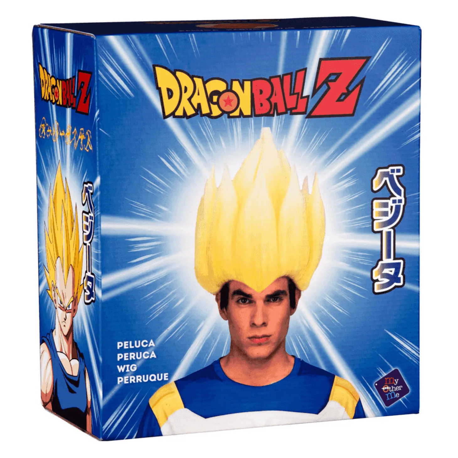 Peluca Saiyan vegeta para disfraz