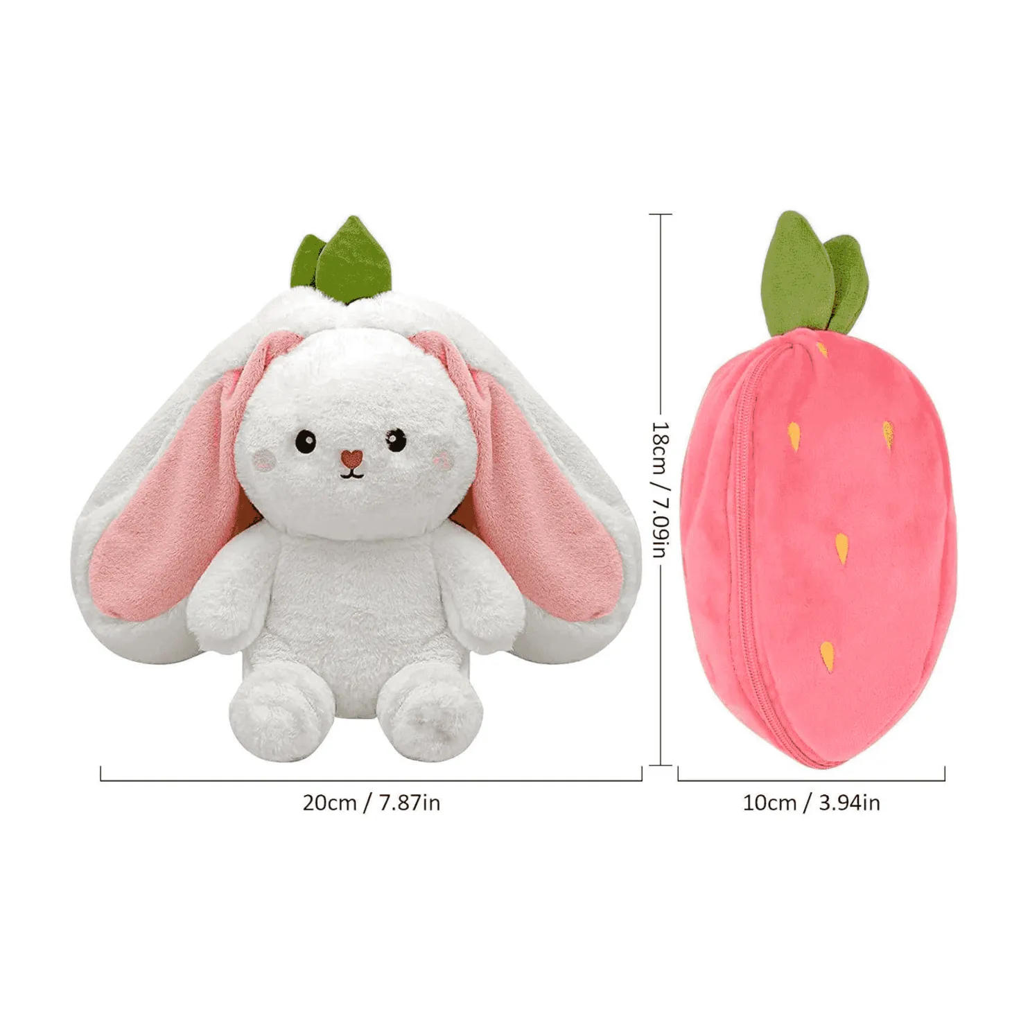 Peluche conejo reversible Surtido