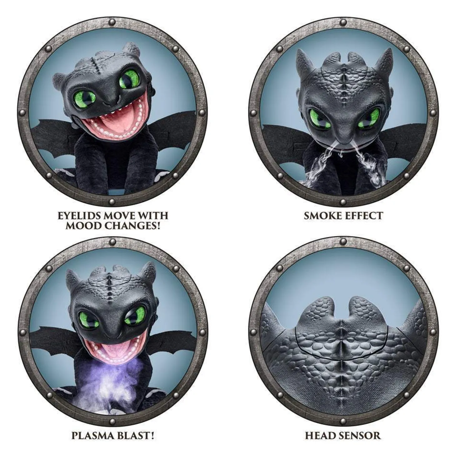 Peluche Real FX Desdentado – ¡Haz que el dragón cobre vida en tus manos!