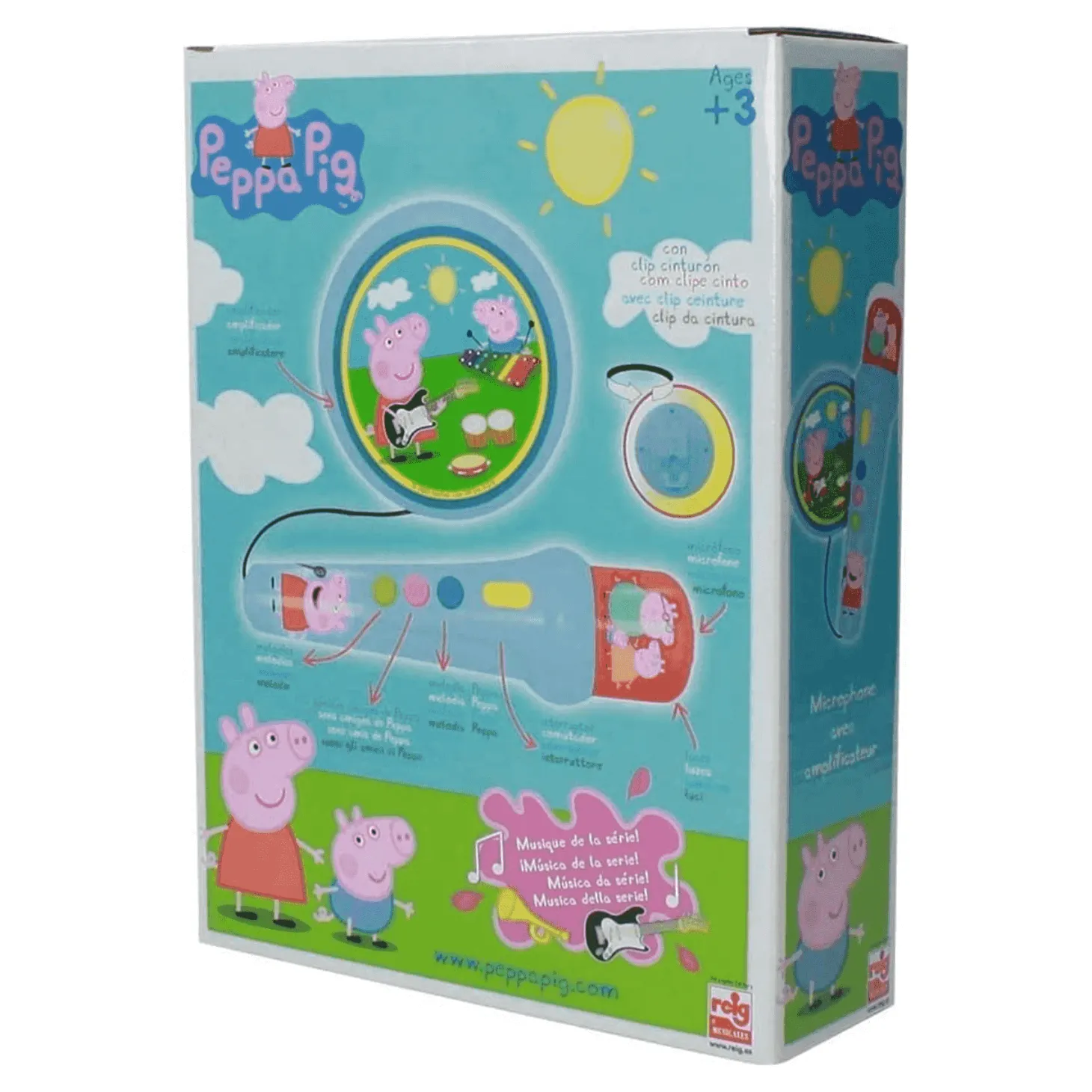 Peppa Pig Micrófono con amplificador