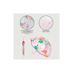 Peppa Pig Paraguas Manual Poe Burbuja 45x45 cm