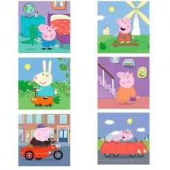 Peppa Pig Rompecabezas de Madera (3×3)