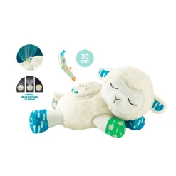 Petit Planet Ovejita Dulces Sueños Dory – Peluche Musical para Bebés con Melodías Relajantes