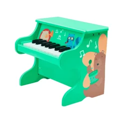 Piano Animales de 18 teclas con partituras de colores (Eurekakids)
