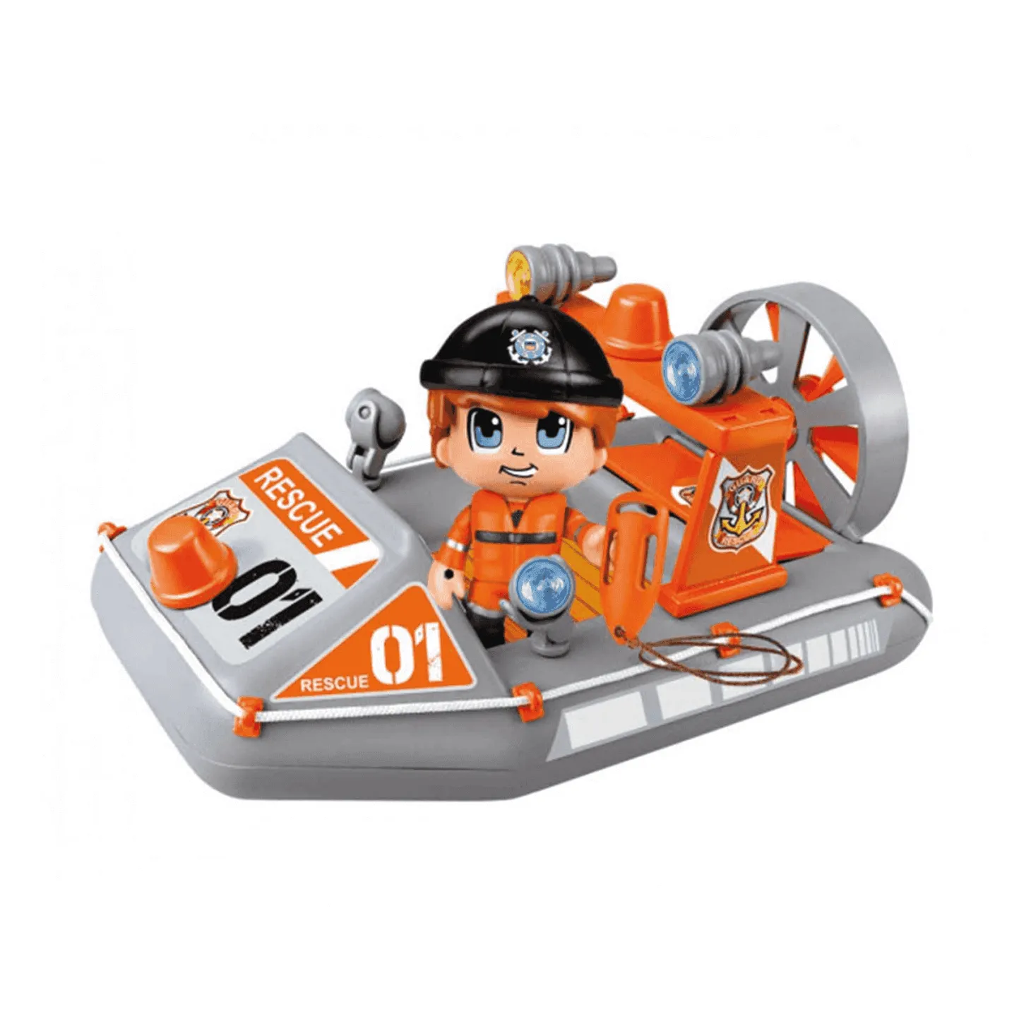 PinyPon Action Lancha de Rescate Con Figura