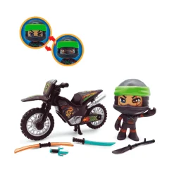 Pinypon Action Ninja con Moto