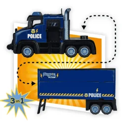 Pinypon Action Super Camión de Policía