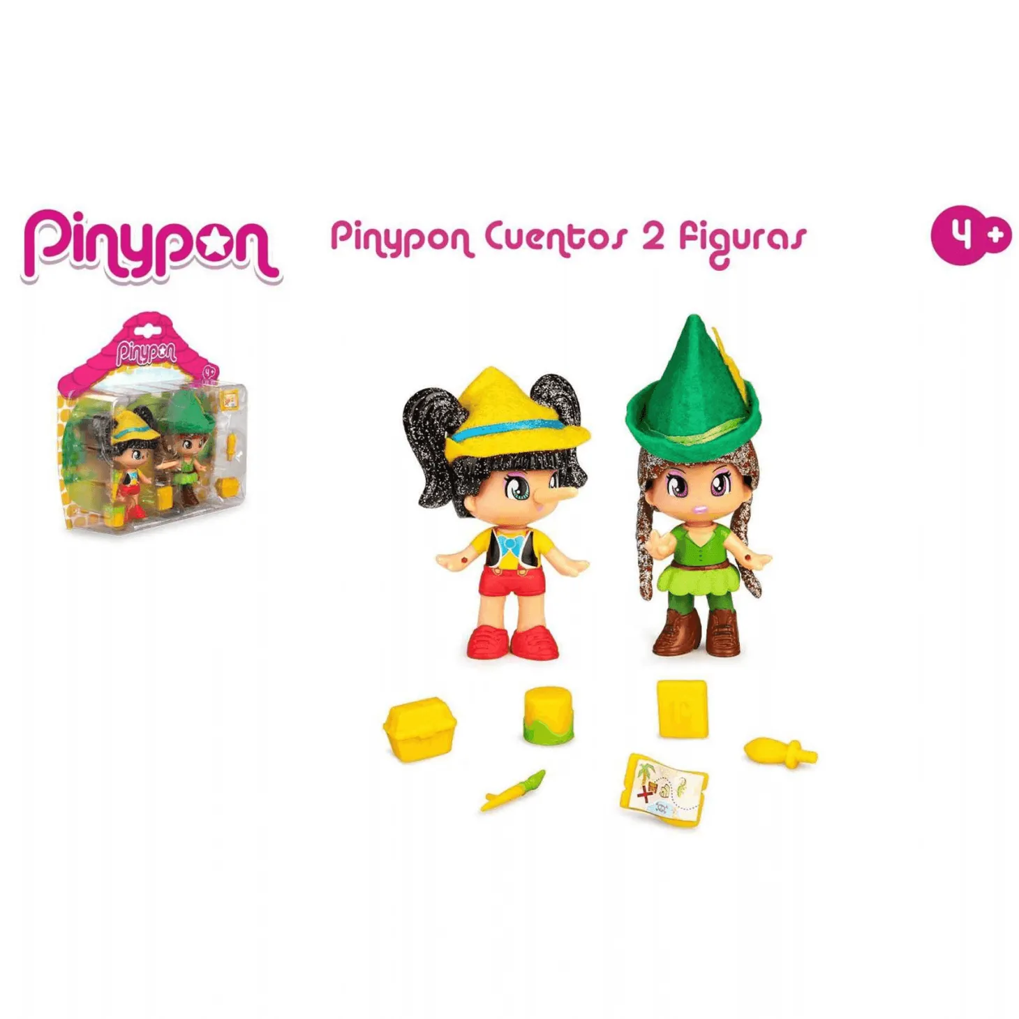 Pinypon Cuentos 2 Figuras con Accesorios