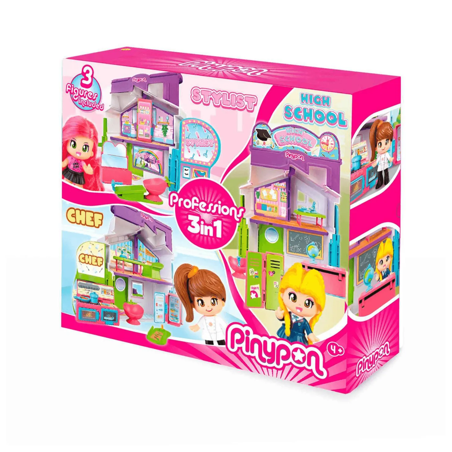 Pinypon Profesiones 3 en 1