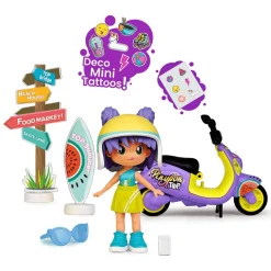 Pinypon Top Moto Girl