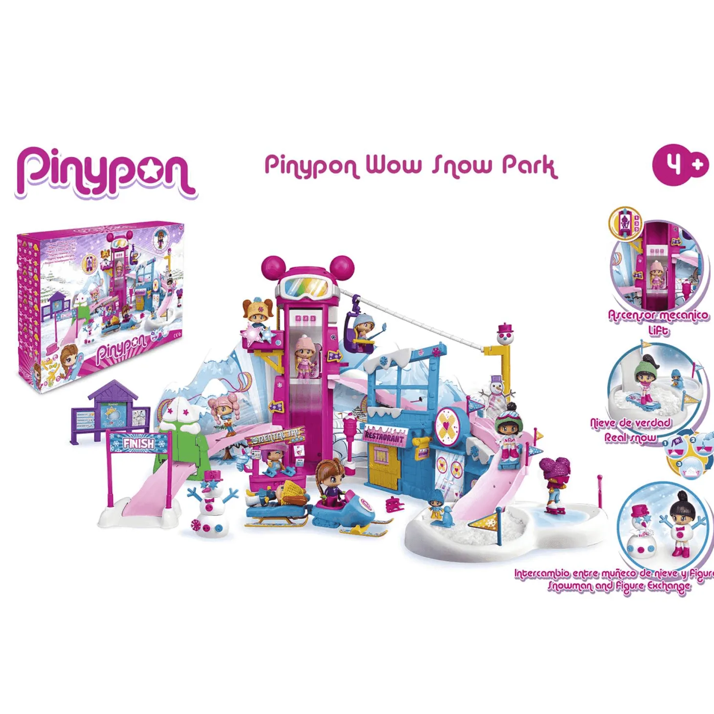 Pinypon Wow Snow Park Estación de Esquí