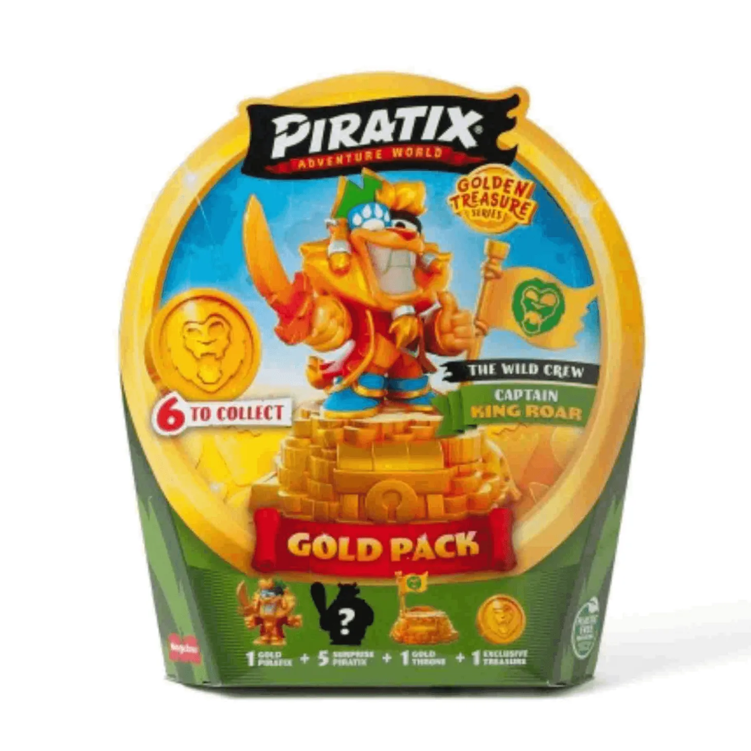 Piratix Gold Treasure Gold Pack King Roar
