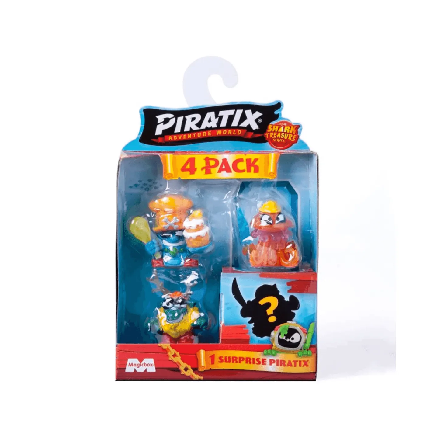 Piratix Shark Treasure 4 Pack: ¡Una Aventura Submarina con los Piratas Más Intrépidos!
