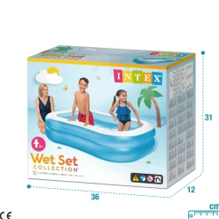 Piscina Hinchable Familiar Intex 203x152x48 cm – 540L